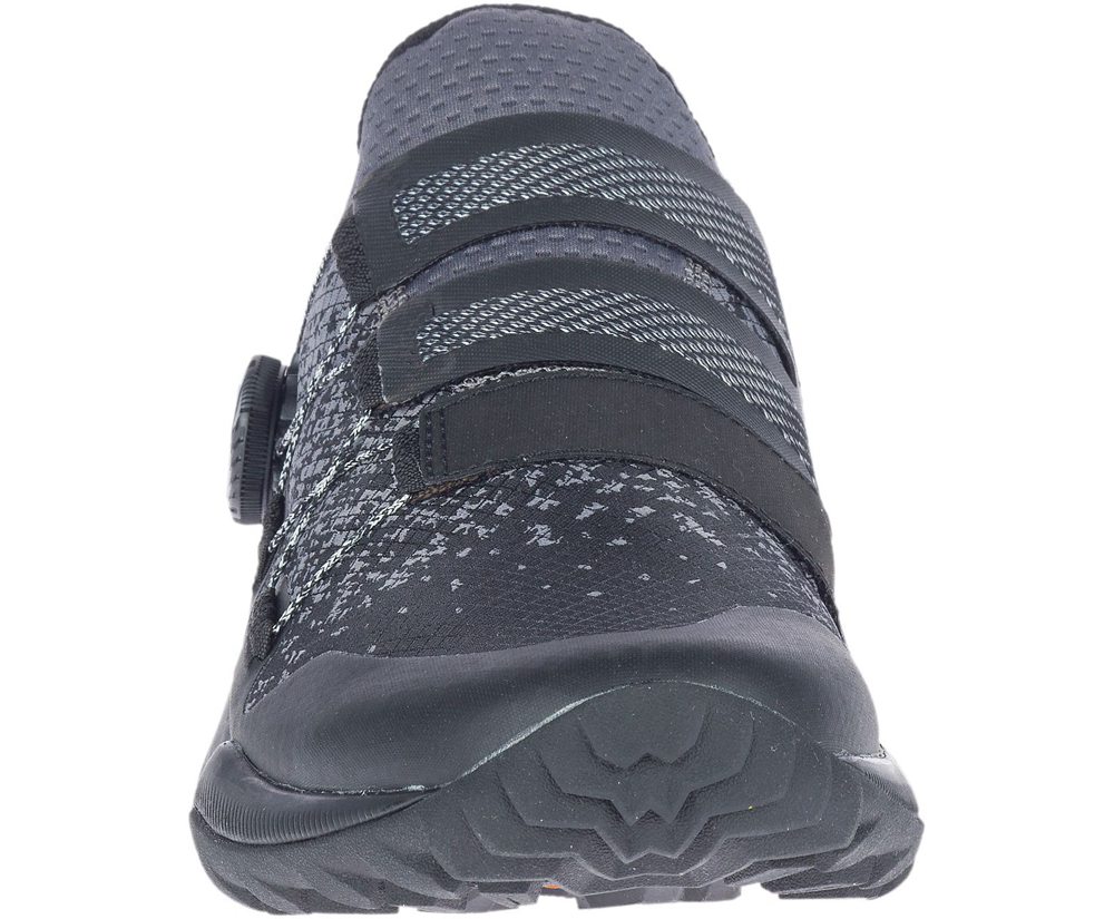 Buty Sportowe Merrell Męskie Czarne/Szare - Momentous 2 Boa - 745823-NAC